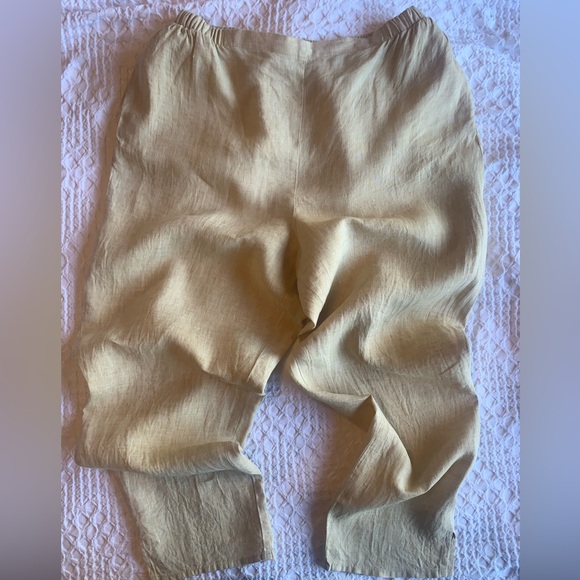 Flax 100% Linen Casual Pants with Pockets - Picture 8 of 16